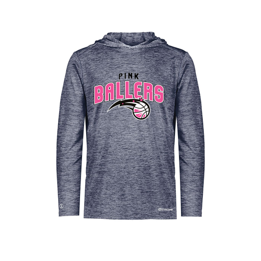 [FOLHCGNV-AS-LOGO1] Decker Men's Charge Hoodie (Adult S, Navy, Logo 1)