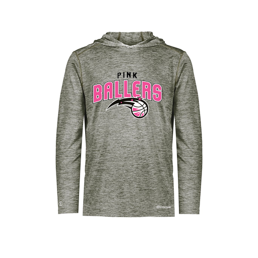 [FOLHCGGY-AS-LOGO1] Decker Men's Charge Hoodie (Adult S, Gray, Logo 1)