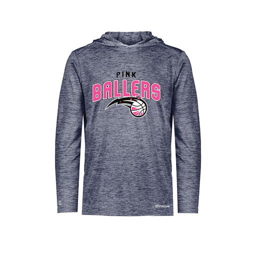 [FOLHCGNV-YS-LOGO1] Decker Youth Charge Hoodie (Youth S, Navy, Logo 1)