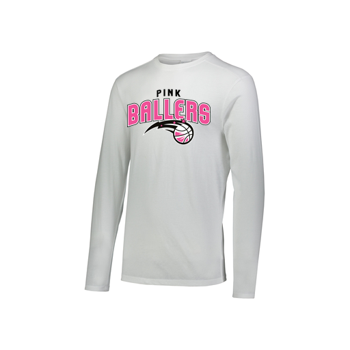 [FTLCUBWH-YS-LOGO1] Decker Youth Tri-Blend T-Shirt - Long Sleeve (Youth S, White, Logo 1)